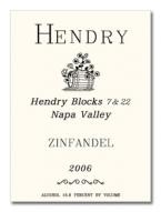 Hendry Ranch - Zinfandel Napa Valley Blocks 7 & 22  2021 (750ml)