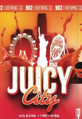 902 Brewing - Juicy City (4 pack 16oz cans) (4 pack 16oz cans)