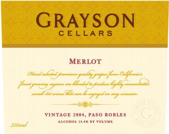 Grayson - Merlot Paso Robles 2023 (750ml) (750ml)