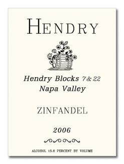 Hendry Ranch - Zinfandel Napa Valley Blocks 7 & 22  2021 (750ml) (750ml)