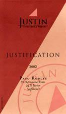 Justin - Justification Paso Robles 2021 (750ml) (750ml)