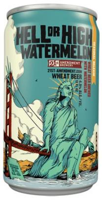 21St Amendment Hell OR High Watermelon (6 pack 12oz cans) (6 pack 12oz cans)