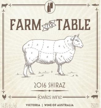 Fowles Wine - Farm to Table Shiraz 2017 (750ml) (750ml)