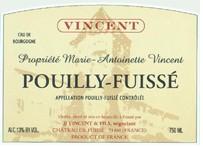 J.J. Vincent & Fils - Pouilly-Fuiss 2021 (750ml) (750ml)