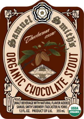 Samuel Smiths - Organic Chocolate Stout (4 pack 12oz cans) (4 pack 12oz cans)