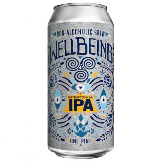 Wellbeing Brewing - Intentional IPA Non Alcoholic Beer (4 pack 12oz cans) (4 pack 12oz cans)